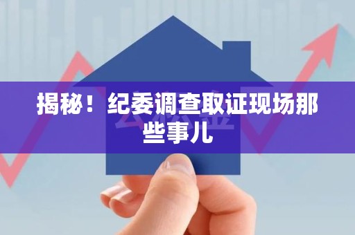 柘荣揭秘！纪委调查取证现场那些事儿