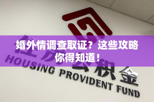 柘荣婚外情调查取证？这些攻略你得知道！