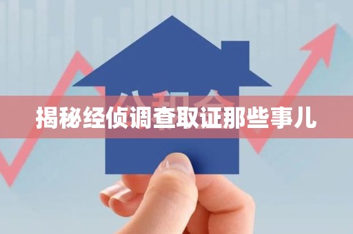 柘荣揭秘经侦调查取证那些事儿